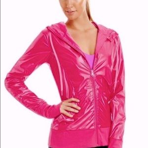 Lorna Jane Active Luminosity LJ Excel raspberry pearlescent Jacket medium